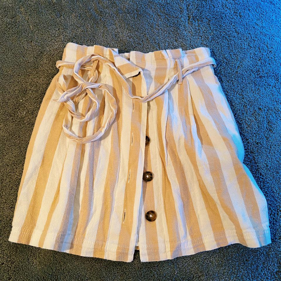 hollister striped skirt