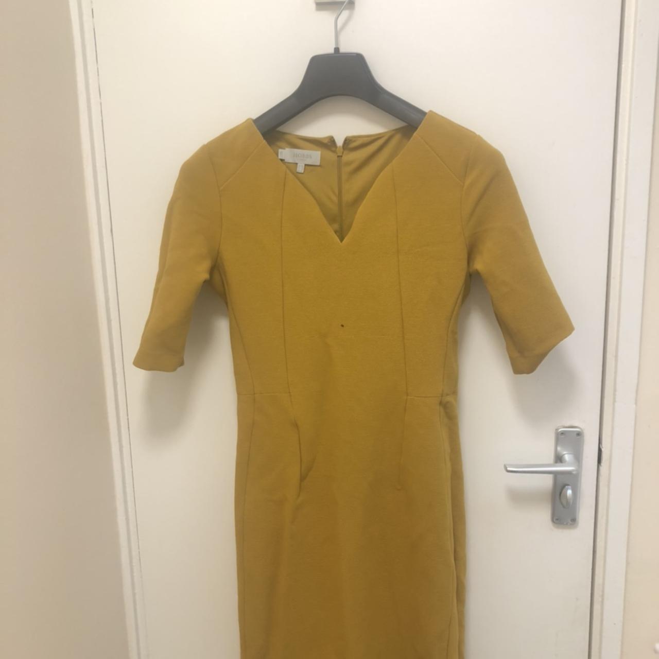 Hobbs mustard dress hotsell