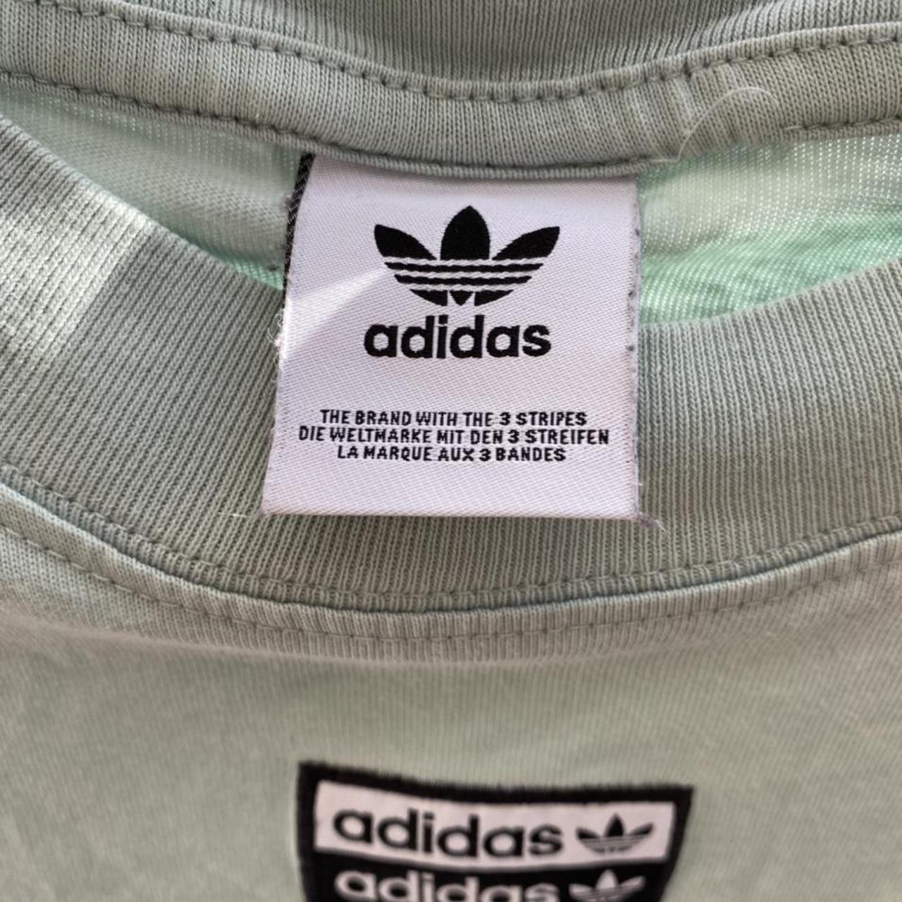 MINT GREEN ADIDAS CROP TOP XS/S Perfect condition... - Depop