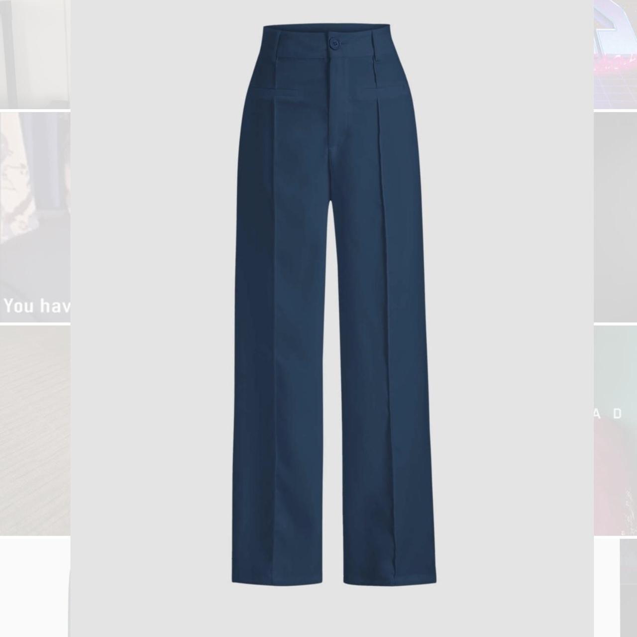 Blue pants from Cider, XS, never worn with tags... Depop