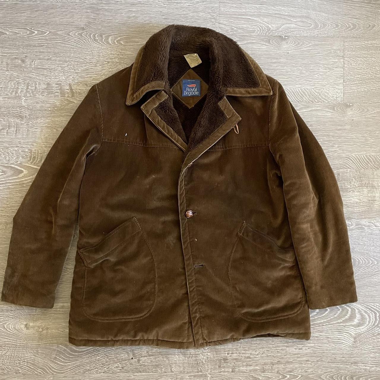 Vintage Royal Brigade Corduroy Sherpa coat Japanese... - Depop