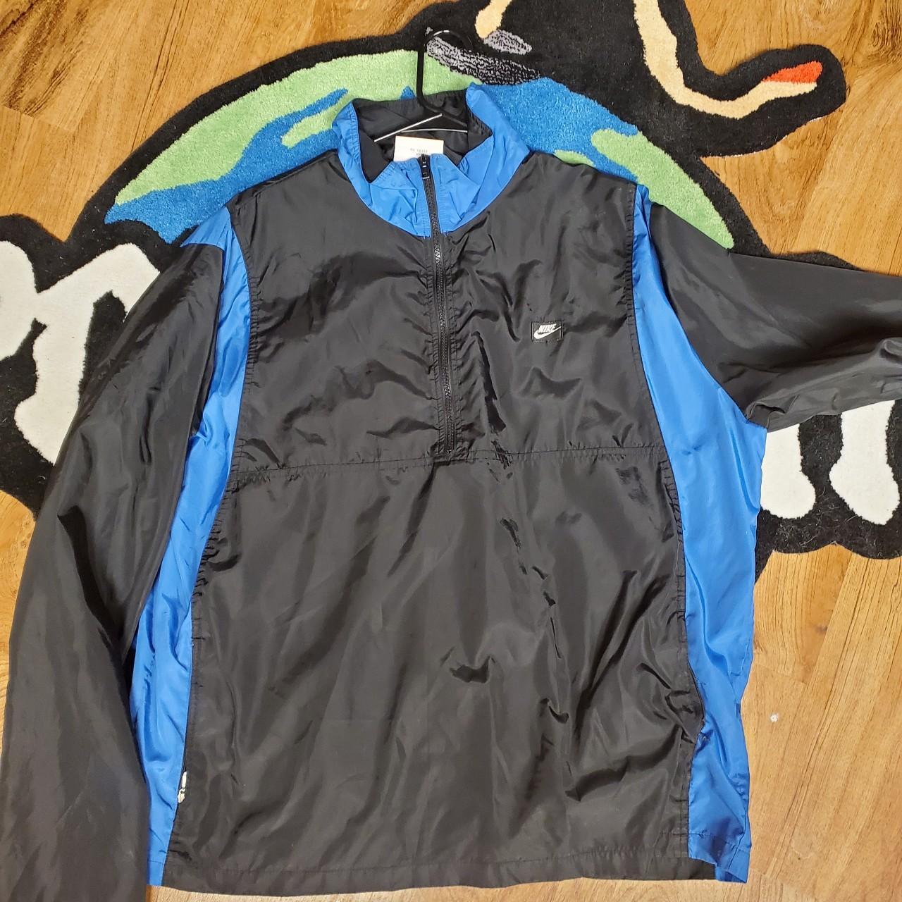 Vintage Nike quarter zip windbreaker. Pocket is in... Depop