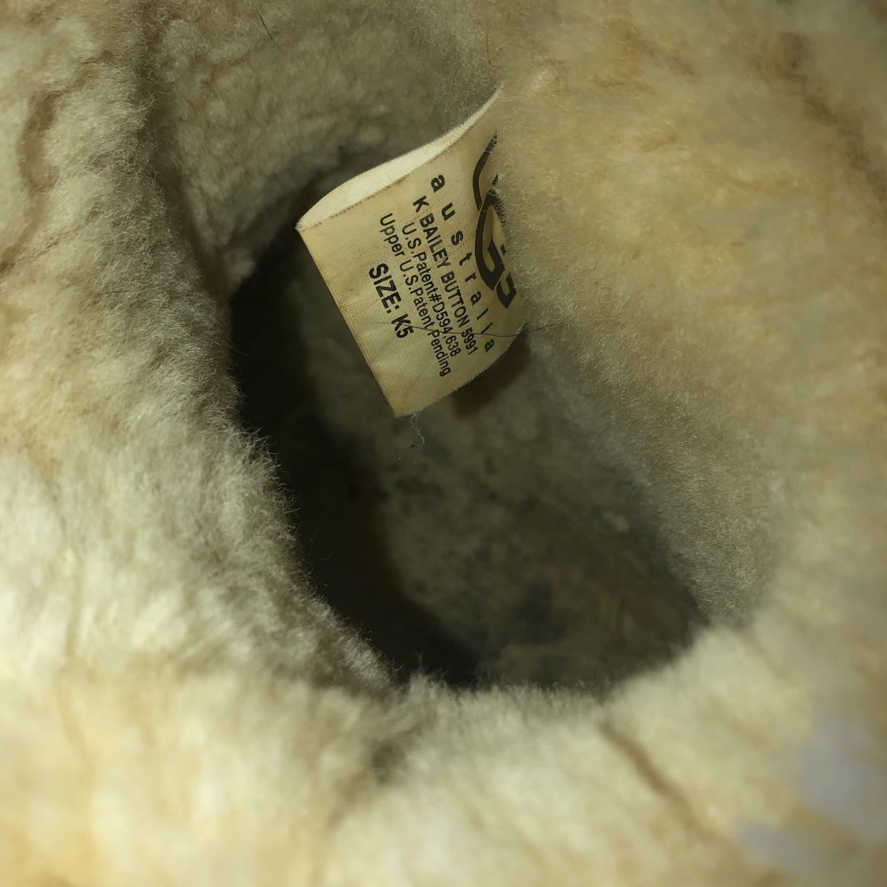 ugg mini bailey button chestnut 38