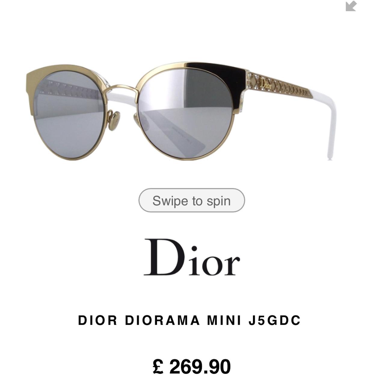 Diorama best sale mini sunglasses