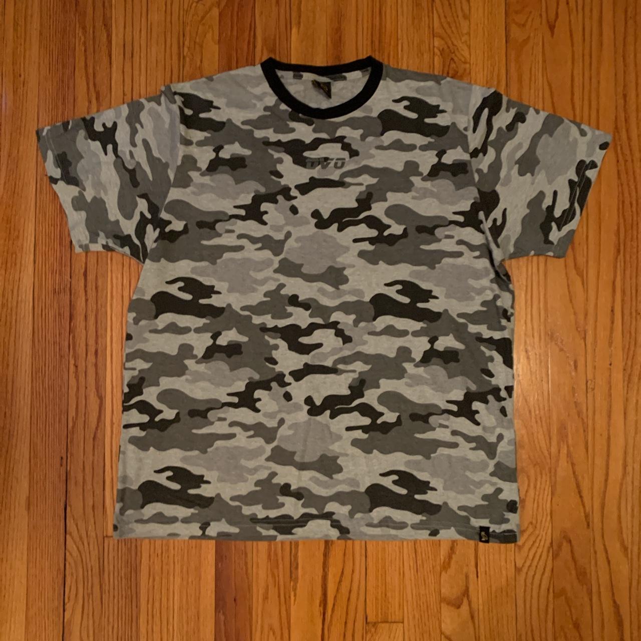 grey/black camo ovo t shirt lightweight cotton ovo... - Depop