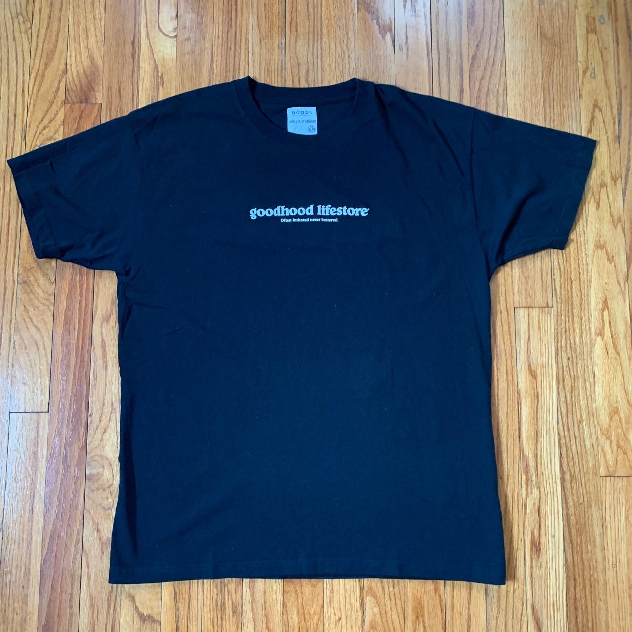 Goodhood Men's Black T-shirt | Depop