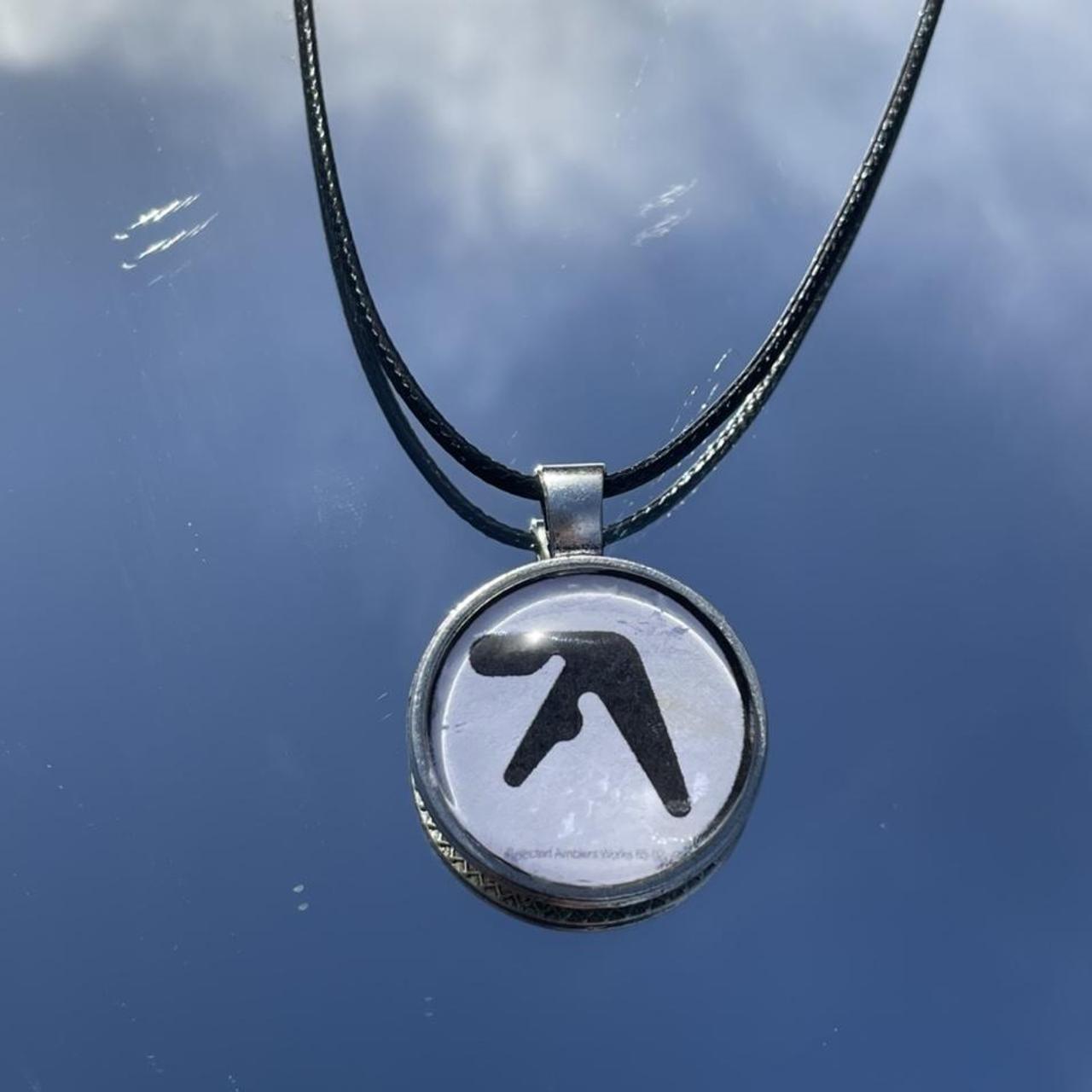 aphex twin silver pendant🤍 album selected ambient... Depop