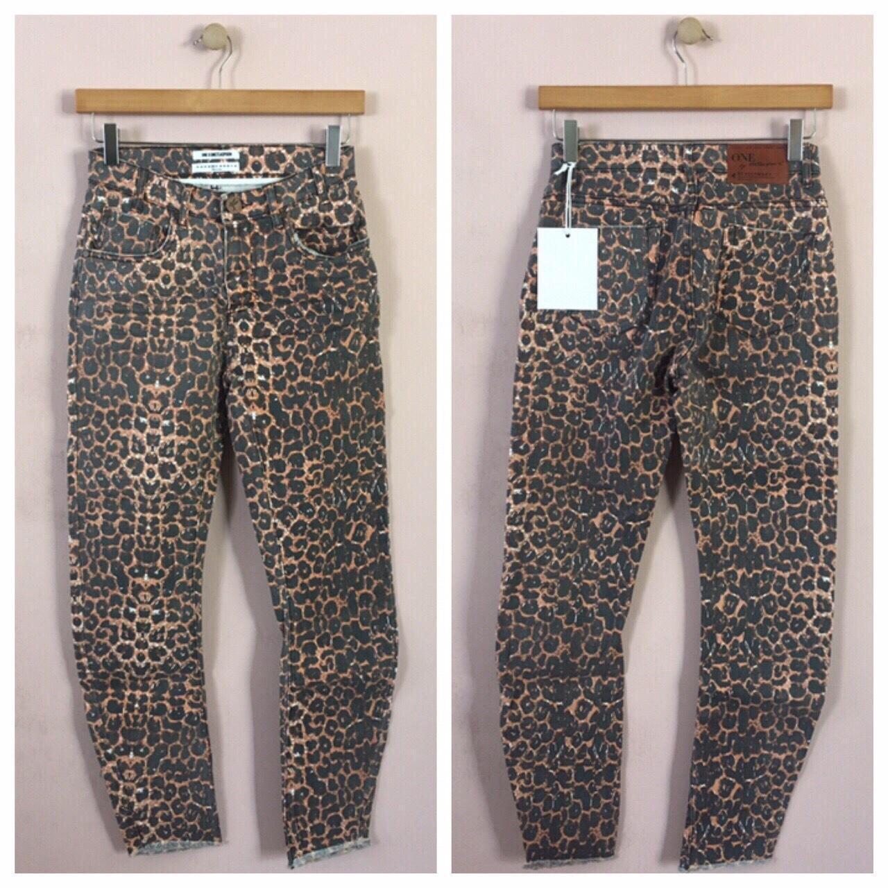 One teaspoon hot sale leopard jeans