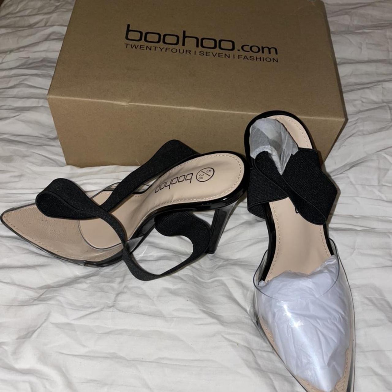 boohoo strappy heels