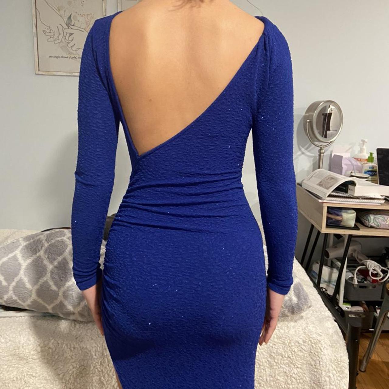 windsor blue sparkly dress