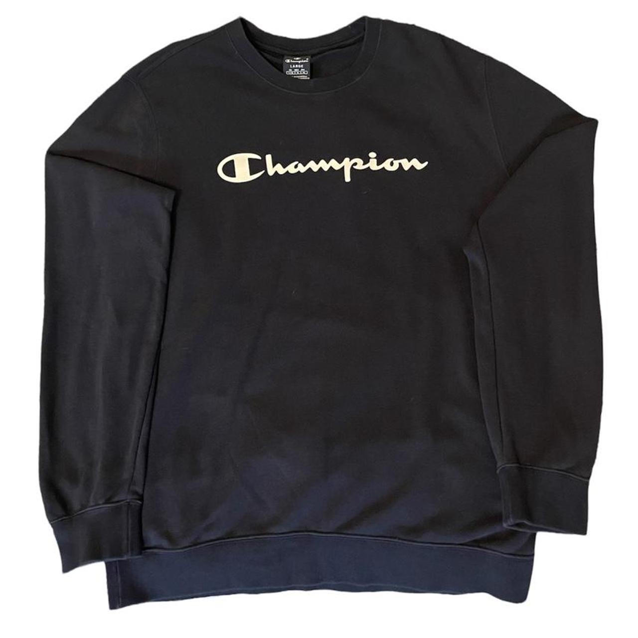 black and gold champion long sleeve