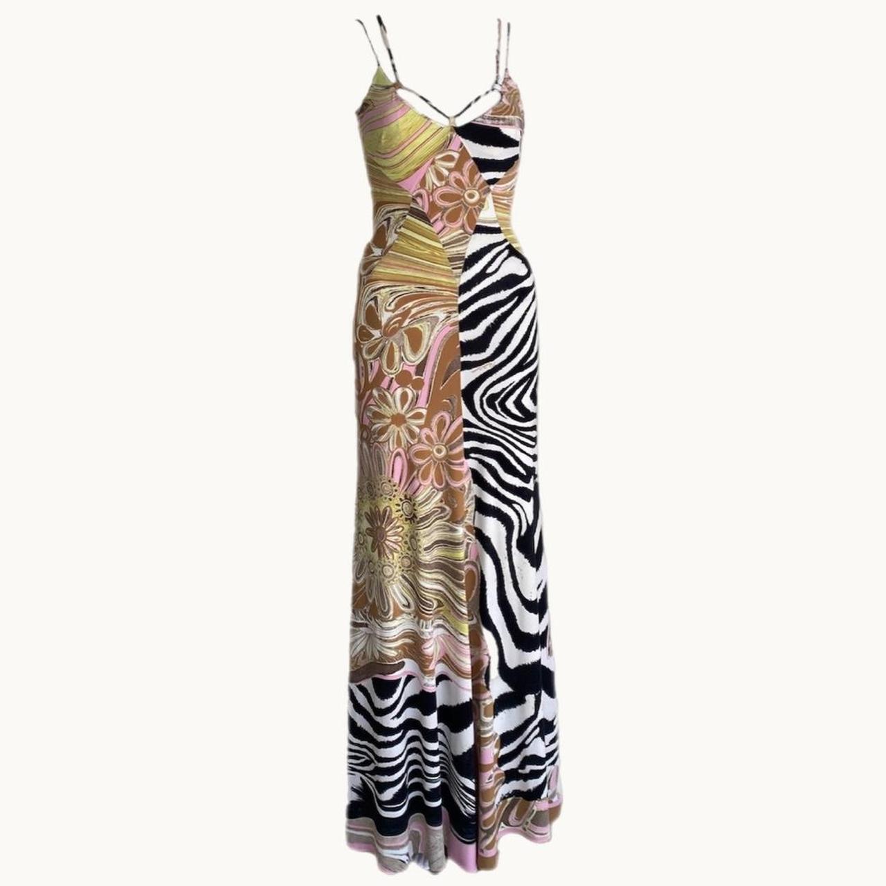 Stunning maxi gown Cavalli dress, perfect for summer... - Depop