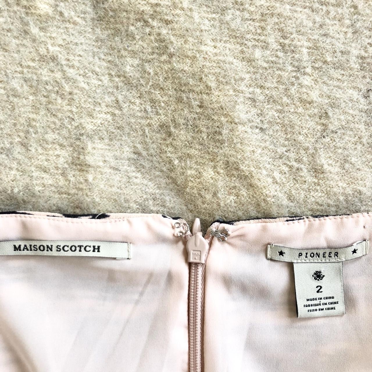 Maison Scotch Women's Pink and Black Skirt (3)
