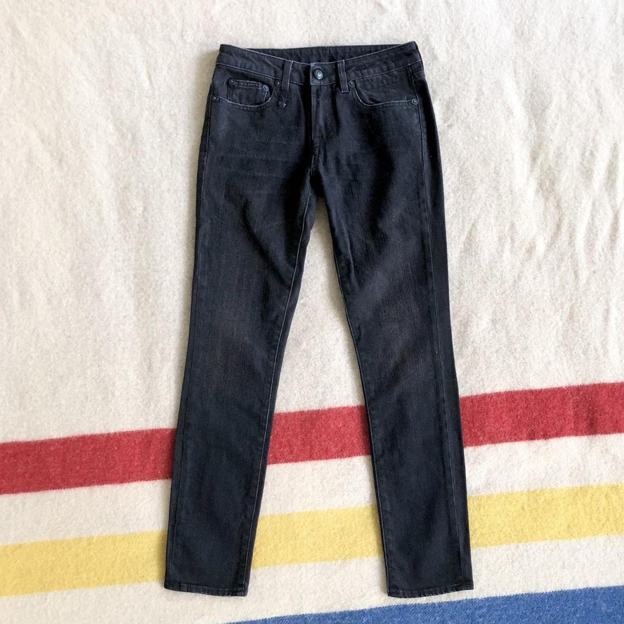 R13 Alison jeans in Curtis black waxed! 98% cotton... - Depop