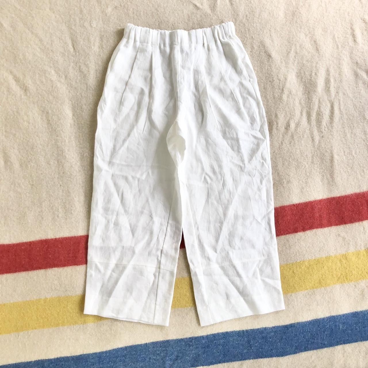 Women's White Trousers | Depop