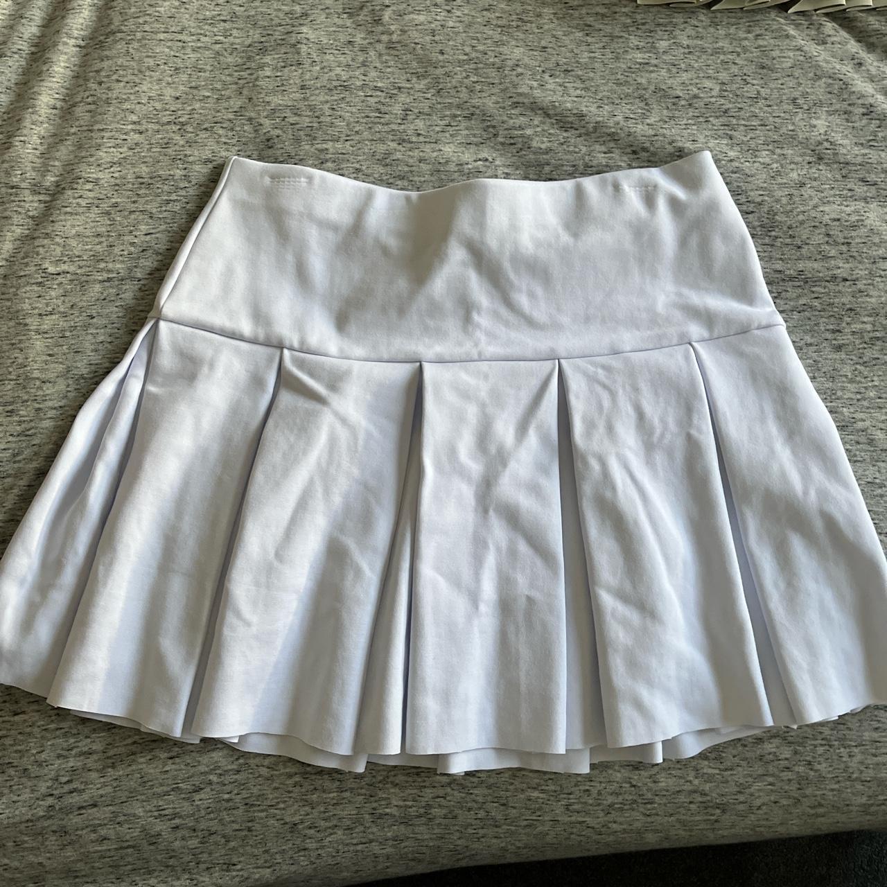 White Factorie Tennis Skirt ! SIZE: S Never Worn! - Depop