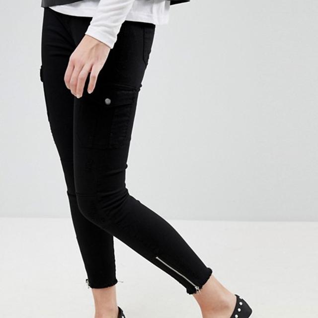 Jeans noir bershka hot sale