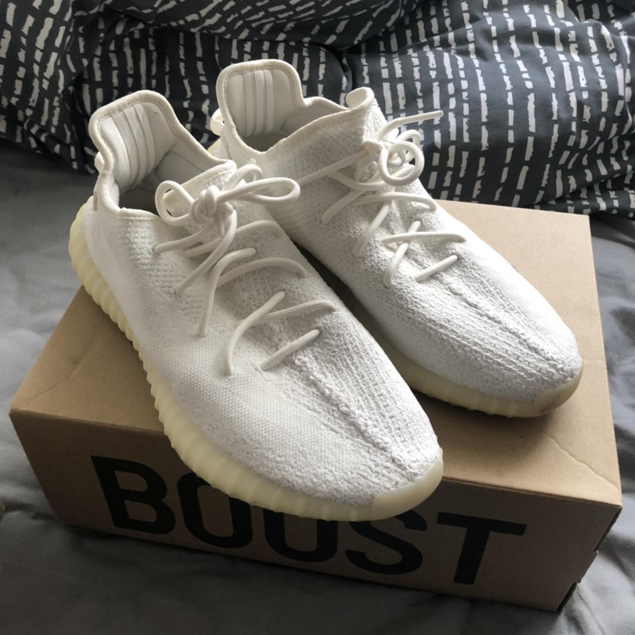 Yeezy 350 v2 Cream Will provide more photos if... - Depop