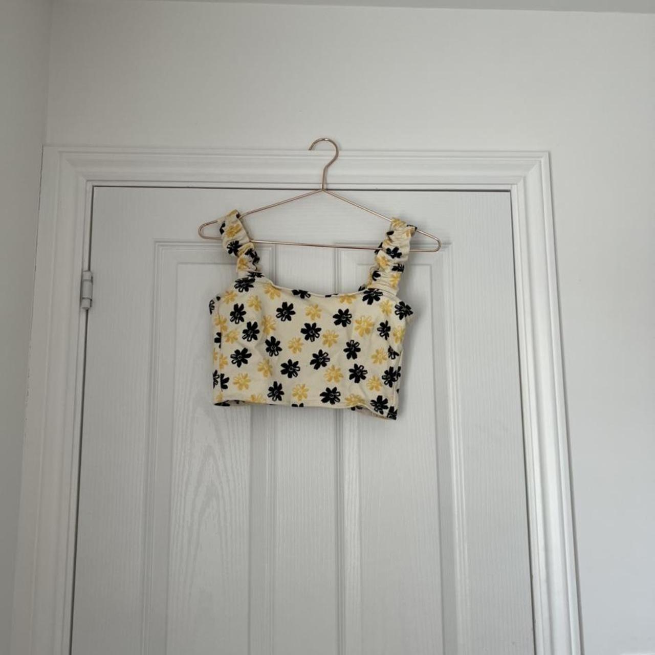 Zara yellow floral set. Marine Straight leg jeans... Depop