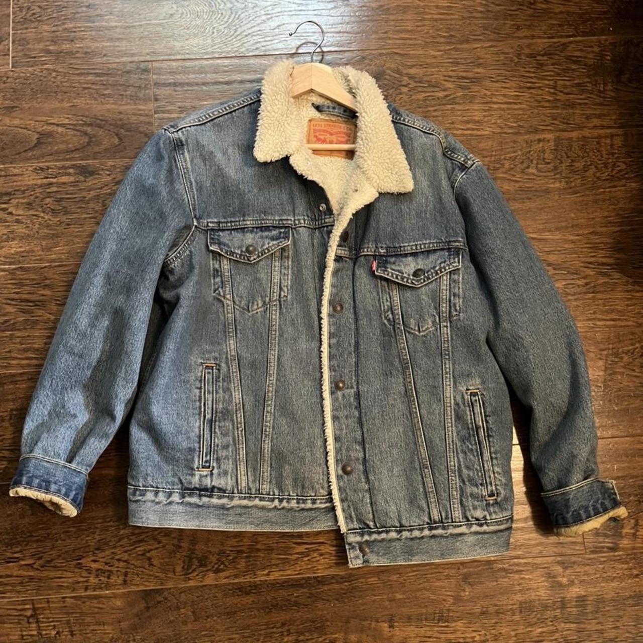 levis wool denim jacket