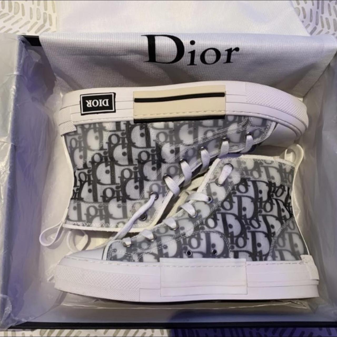 dior high tops newspaper