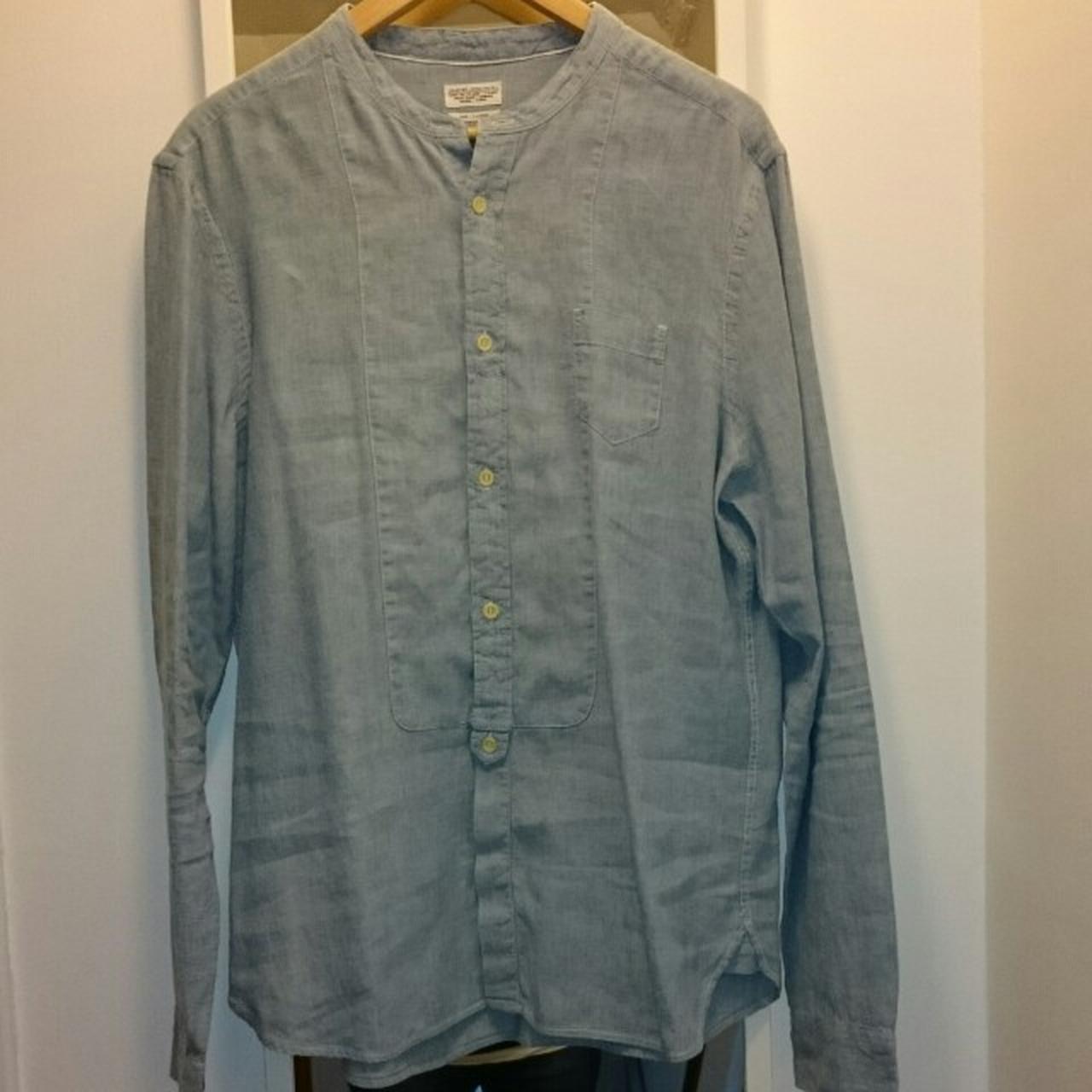 all saints grandad collar shirt