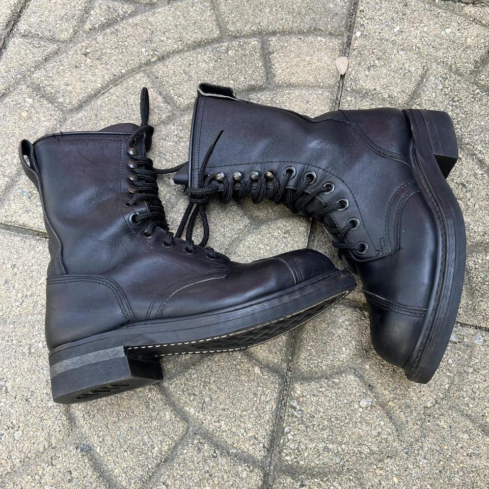 ANSI Combat Boots. Z41.1.1991/75 Ansi Biltrite Army... - Depop