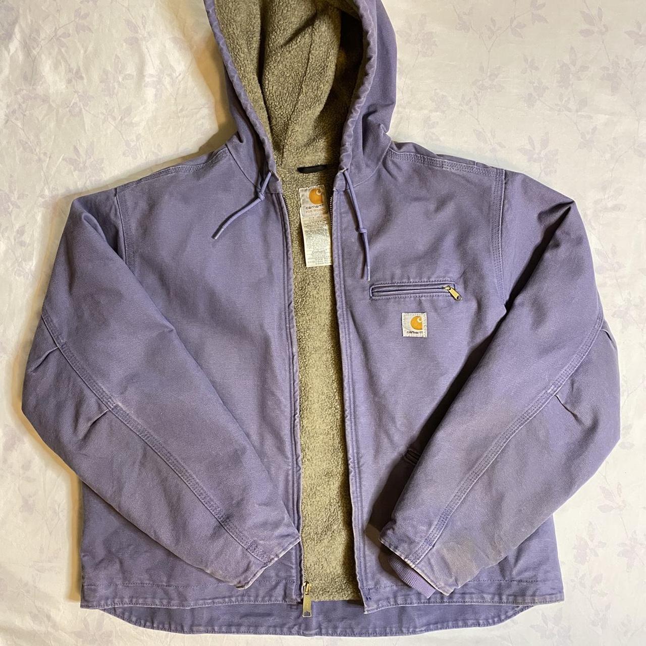 vintage purple/lilac carhartt jacket. 🔥 hella... - Depop