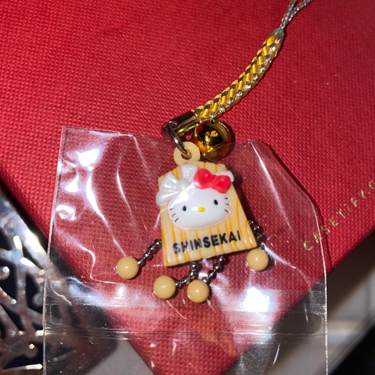🤍 Shinsekai Hello Kitty Phone and Keychain Charm... Depop
