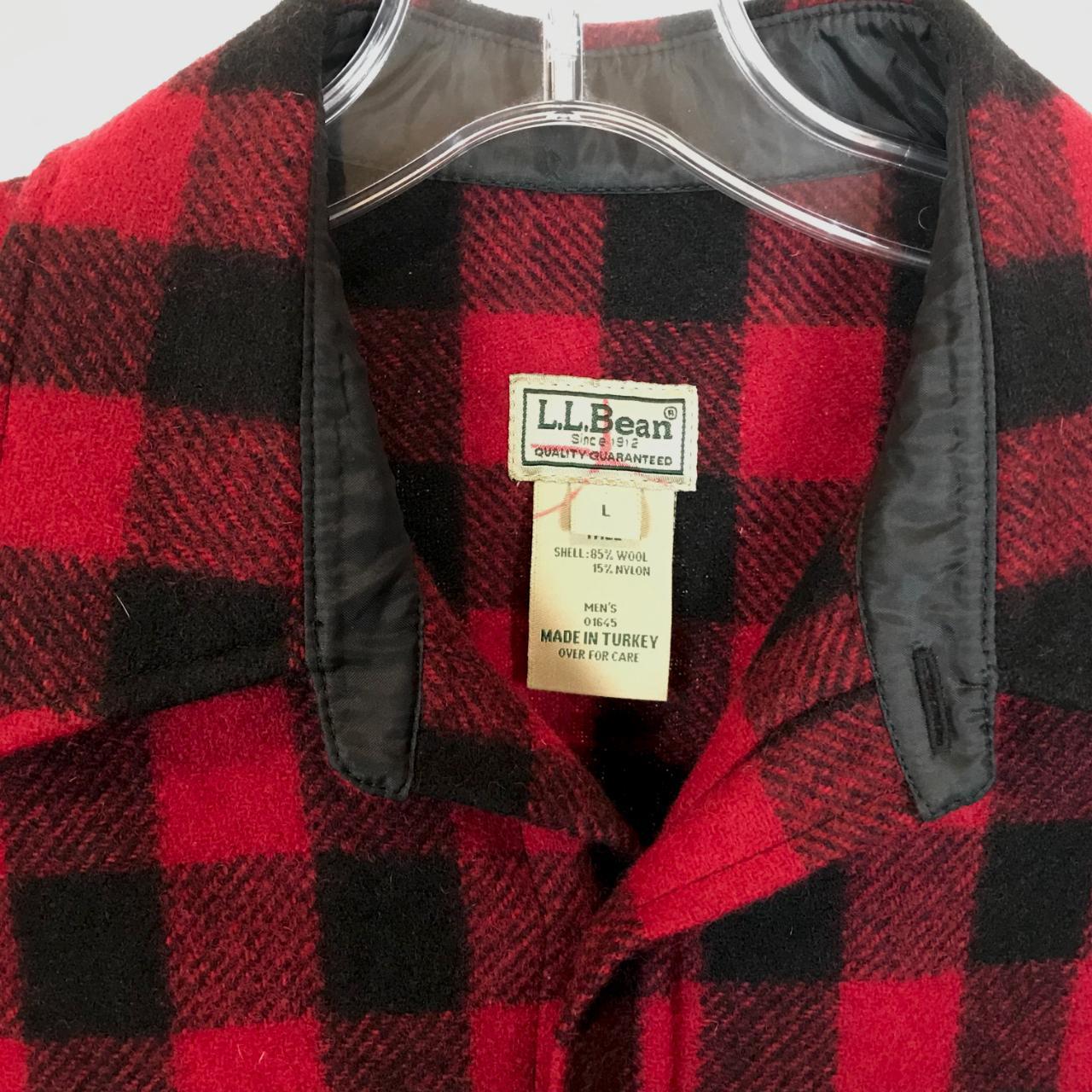 Vintage Plaid Wool Blend Hunting Shacket Jacket LL... - Depop