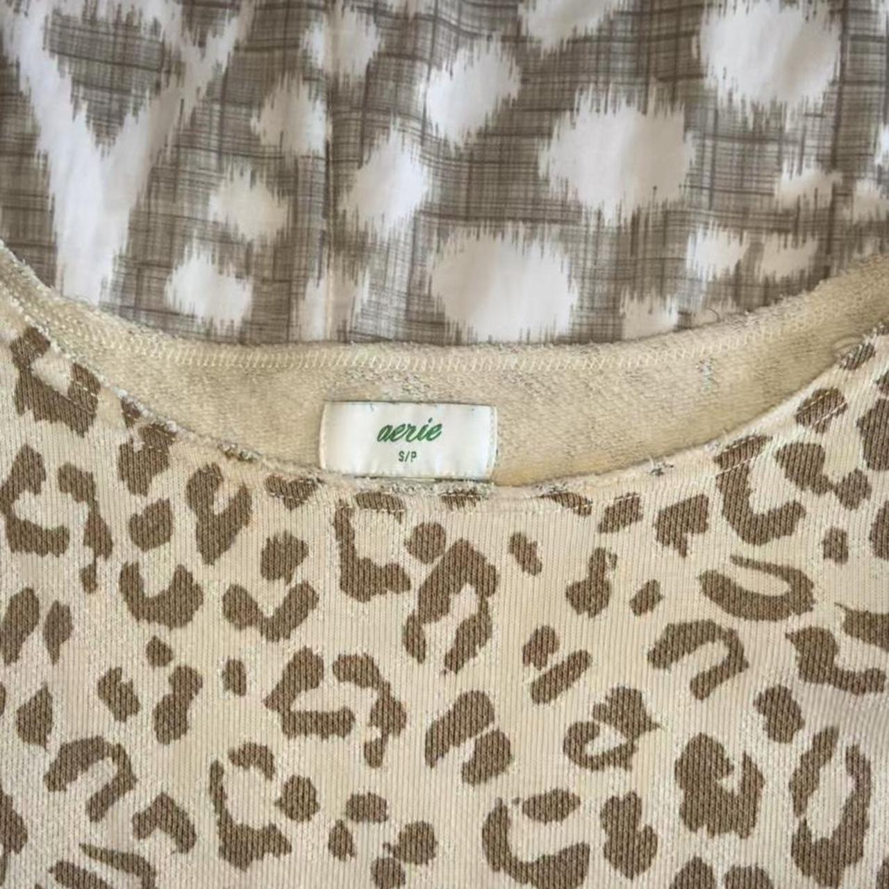 Aerie leopard 2024 sweatshirt