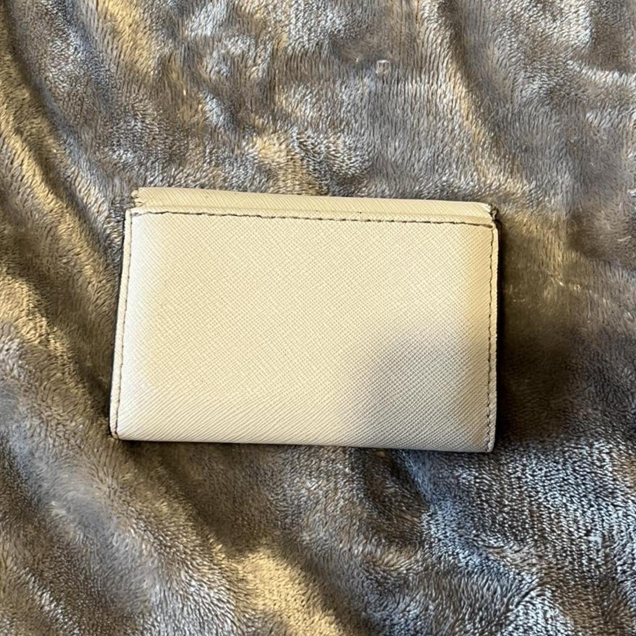 DKNY Women's Grey and Gold Wallet-purses | Depop
