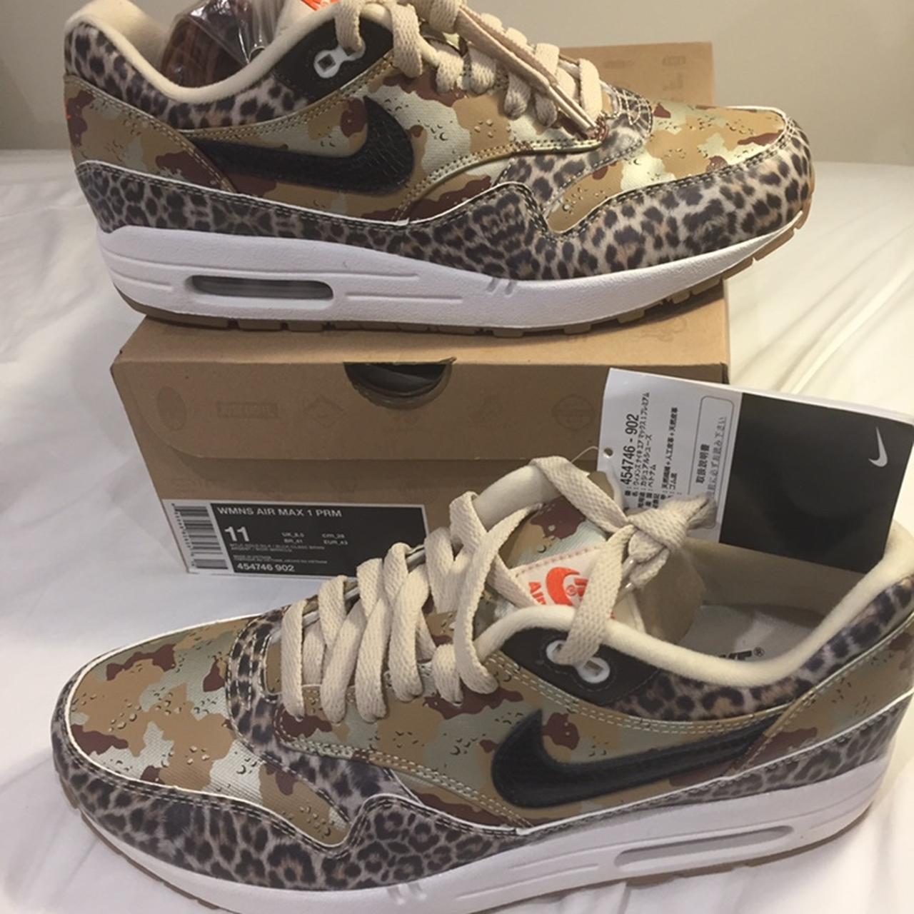 Nike wmns air max 1 prm desert camo outlet leopard