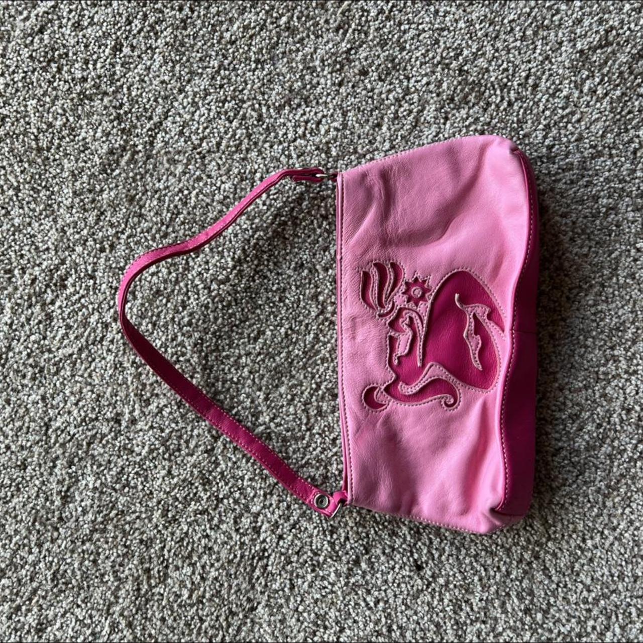super fun hot pink y2k handbag! perfect for on the... Depop