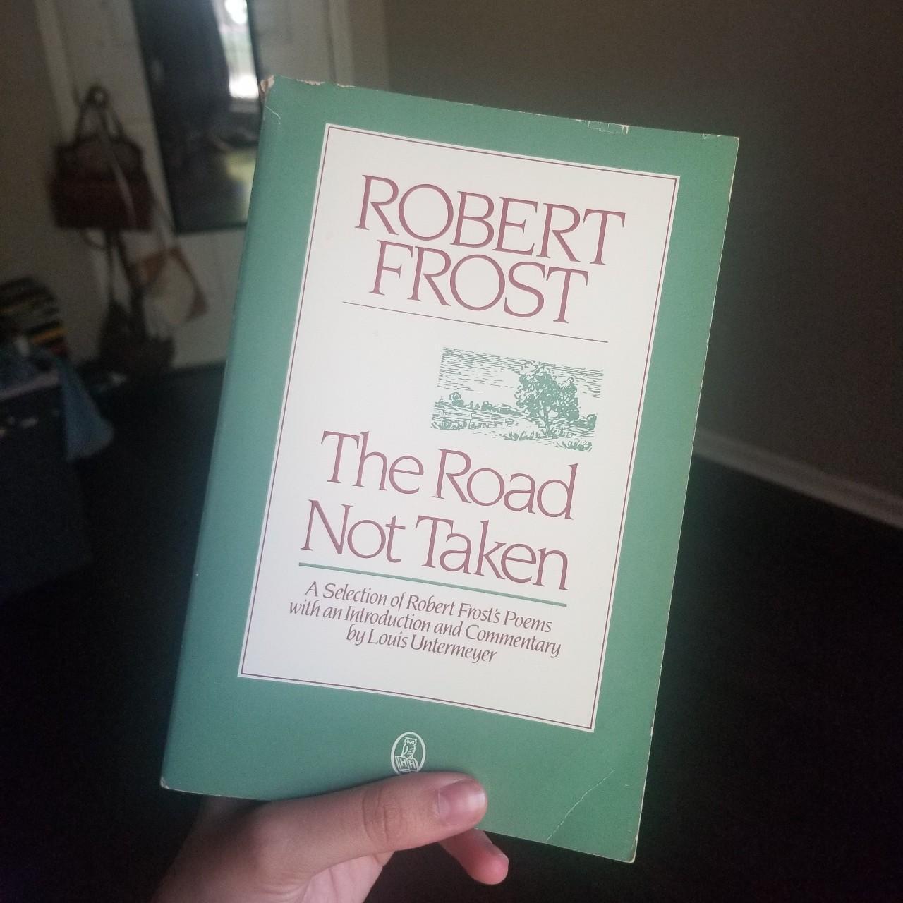 Robert Frost "The Road Not Taken" Must have classic... - Depop