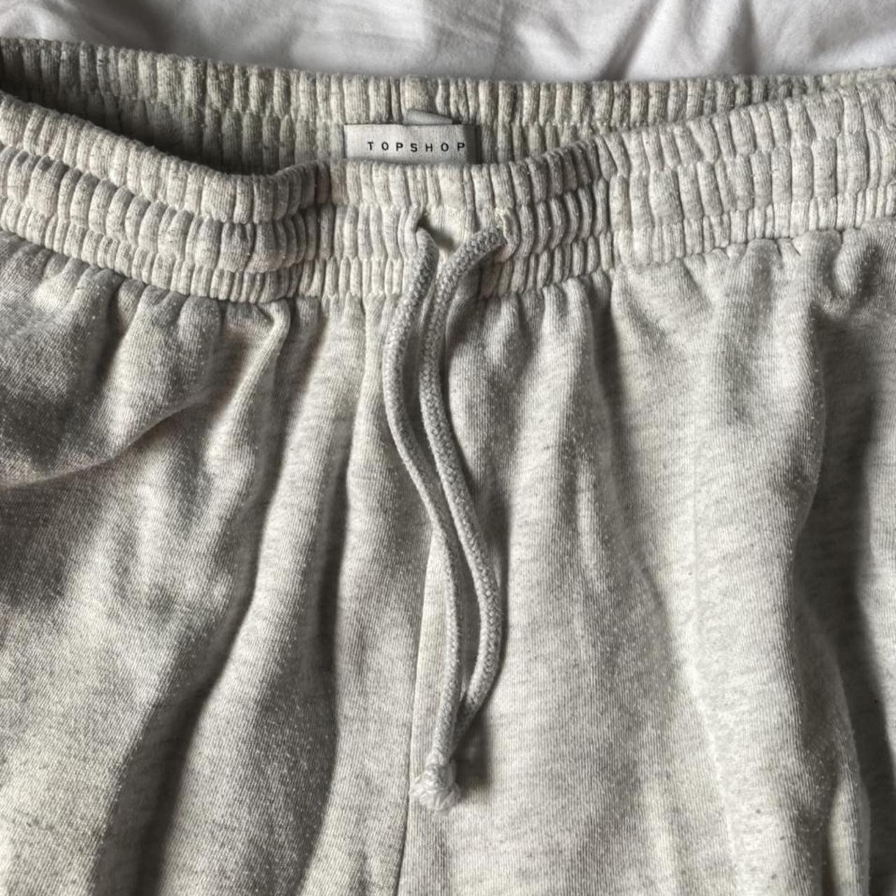 grey marl joggers Size small Oversized... Depop