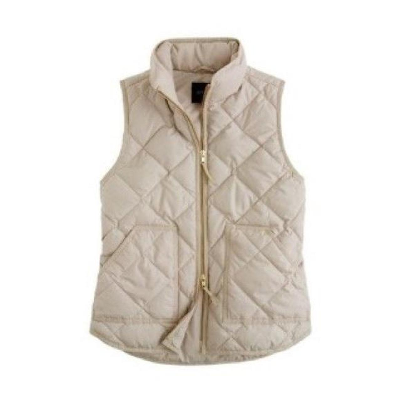 Cream quilted vest Clearance