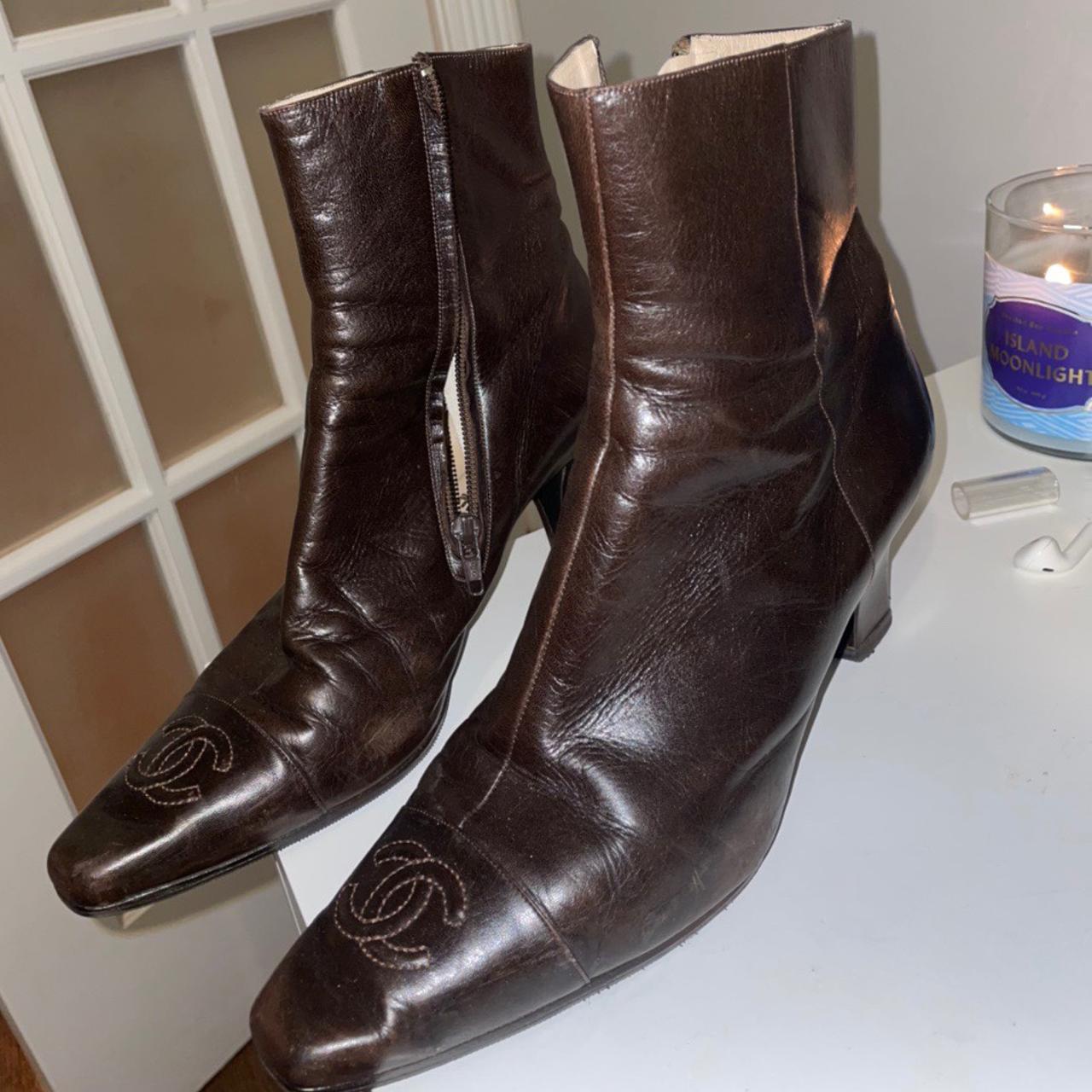 Vintage clearance chanel boots