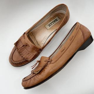 Bally Lezy monogram-print Loafers - Brown