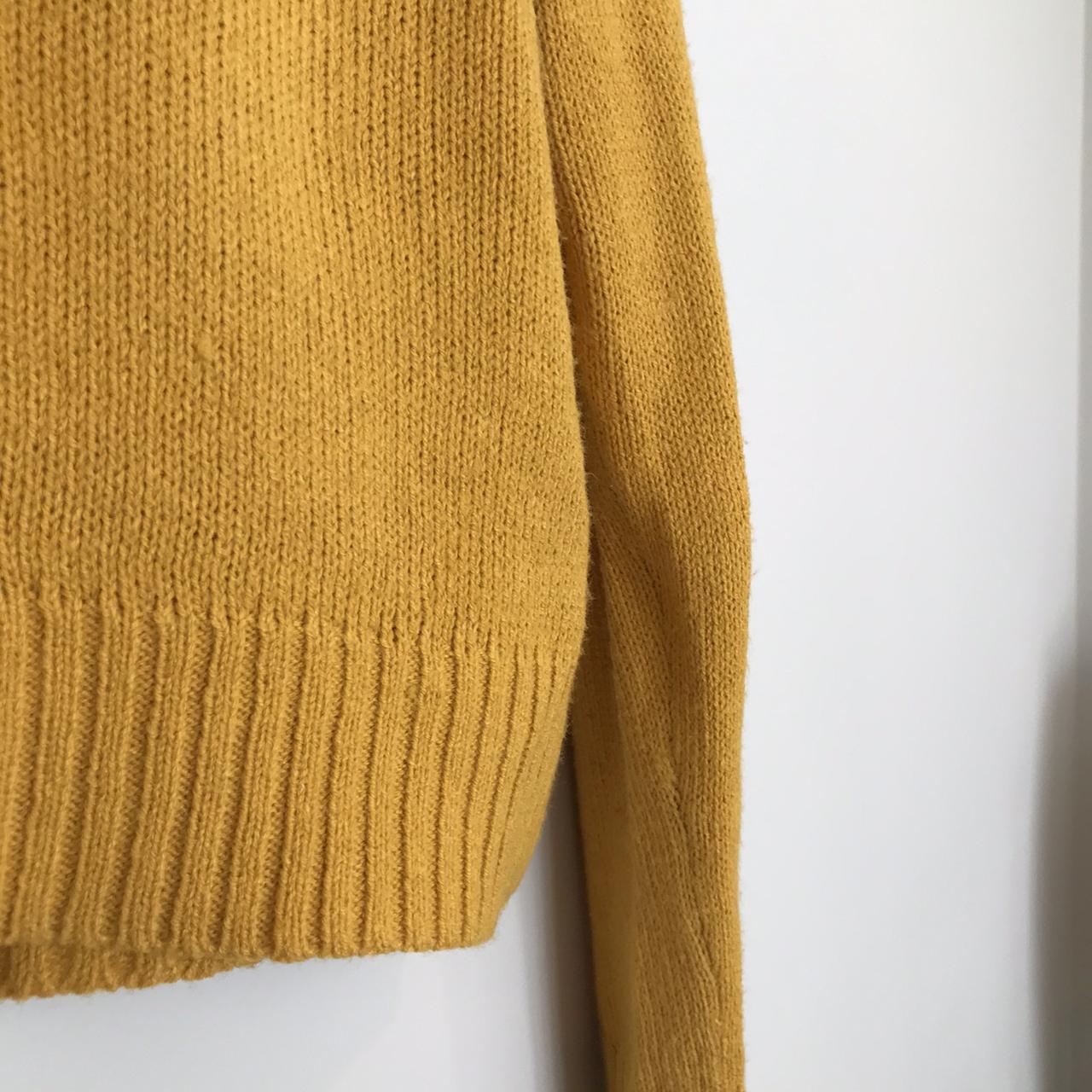 H&M yellow knit jumper, in good quality, only worn a... - Depop