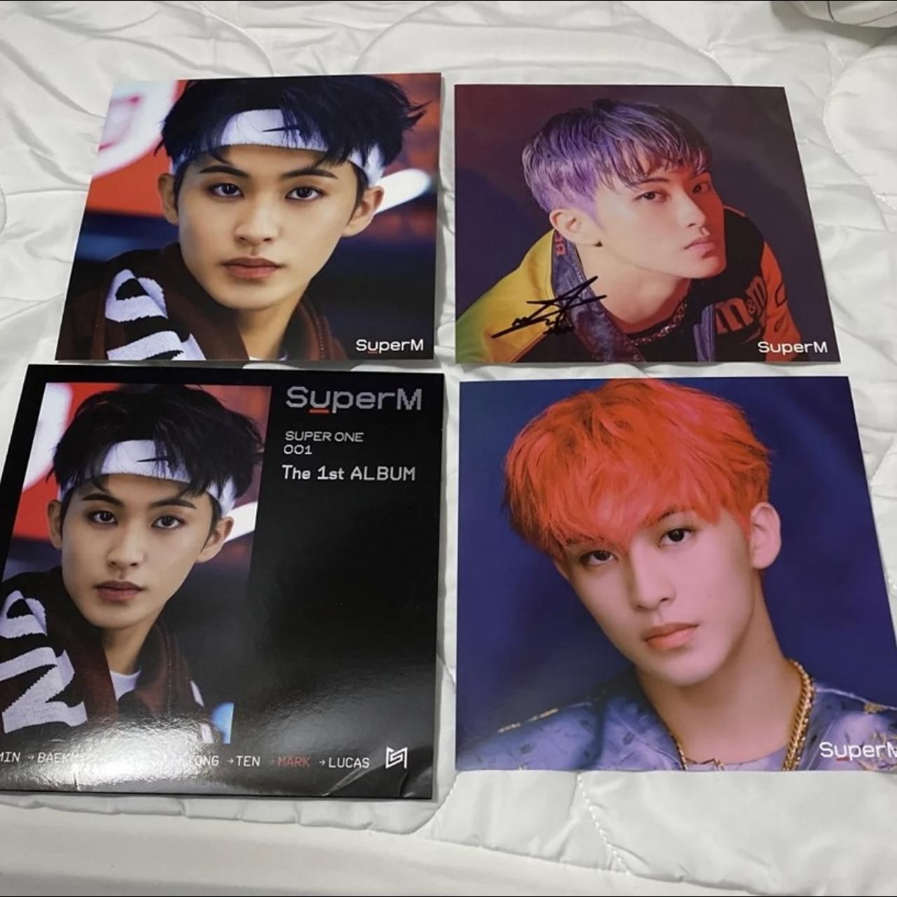 SuperM top Mark Signed Photos