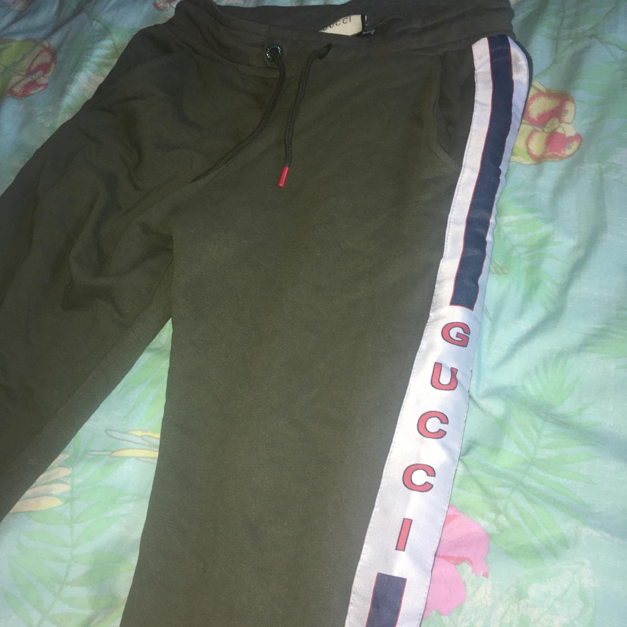 Mens gucci best sale tracksuit bottoms