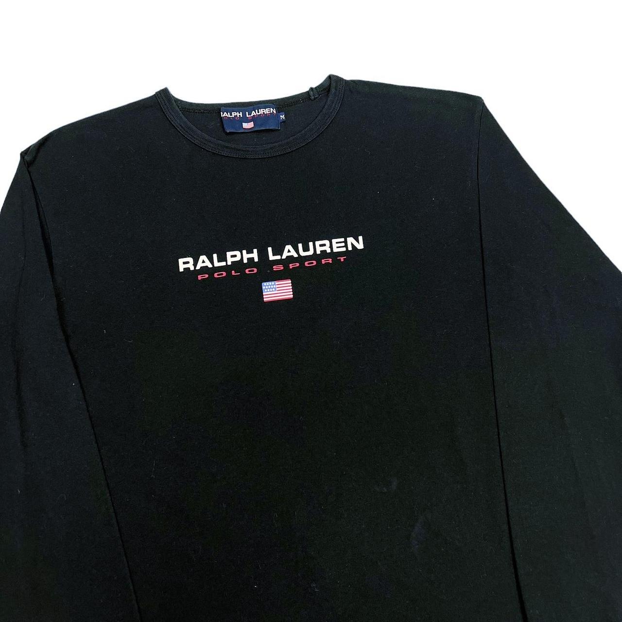 Vintage Polo Sport Ralph Lauren Long Sleeve T-shirt... - Depop