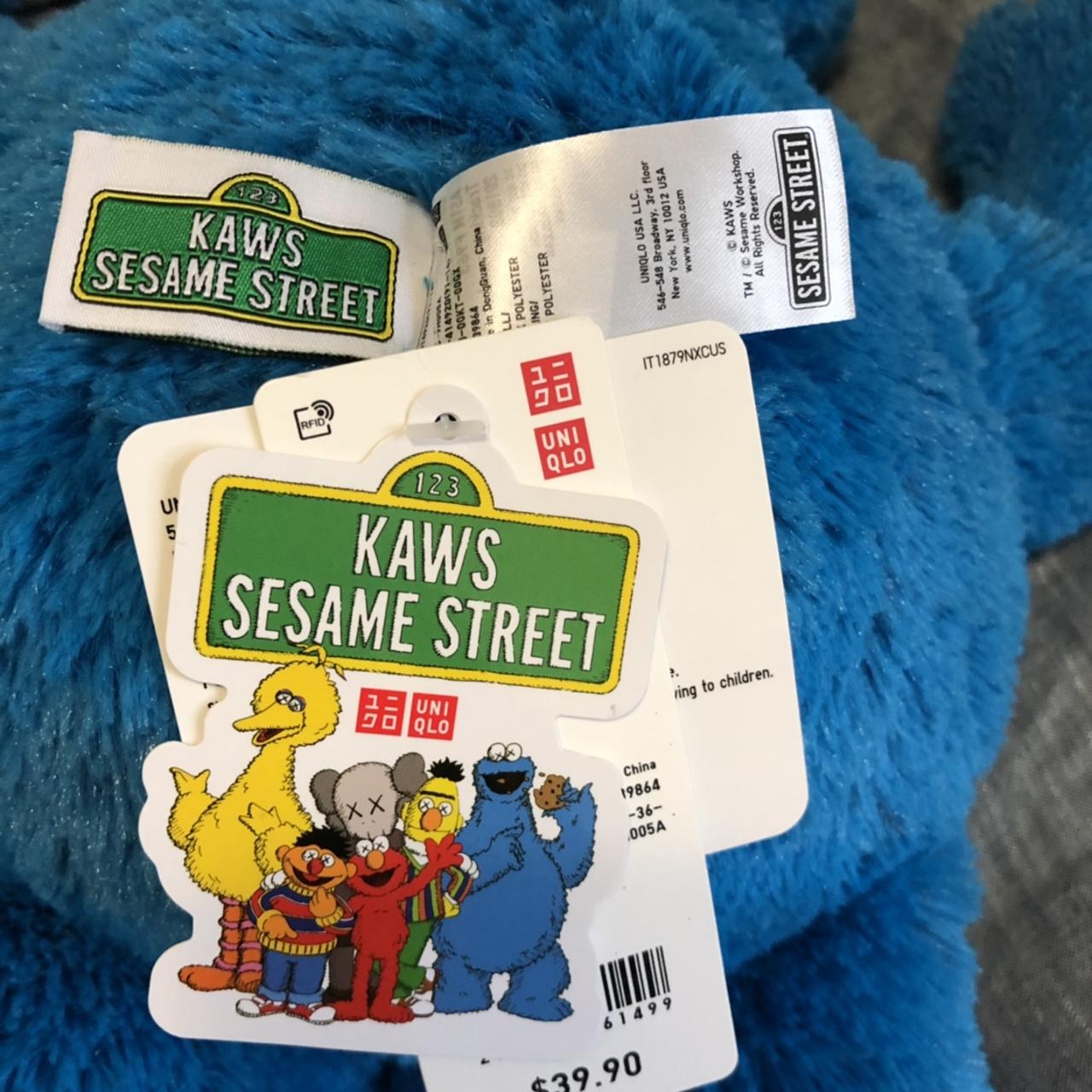 Kaws x Sesame Street Stickers Kaws x Uniqlo 12 peice - Depop