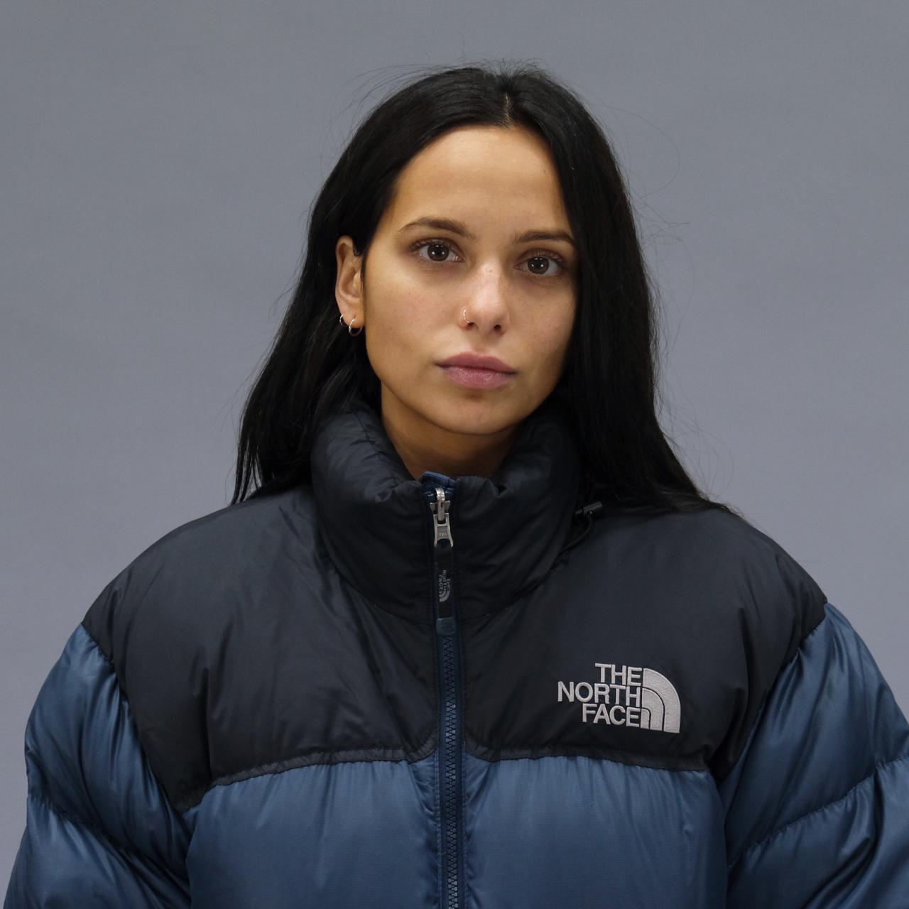 The North Face Puffer Jacket in Navy Blue. Winter... Depop