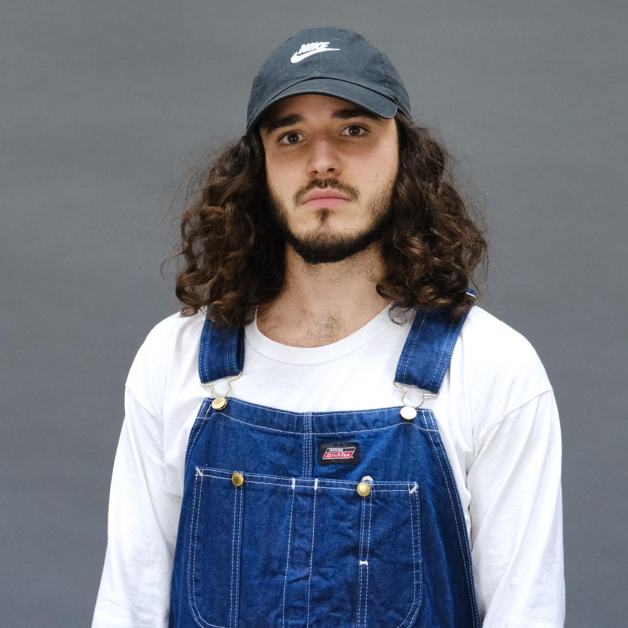 Vintage Dickies Dungarees in Blue Denim. Classic... Depop