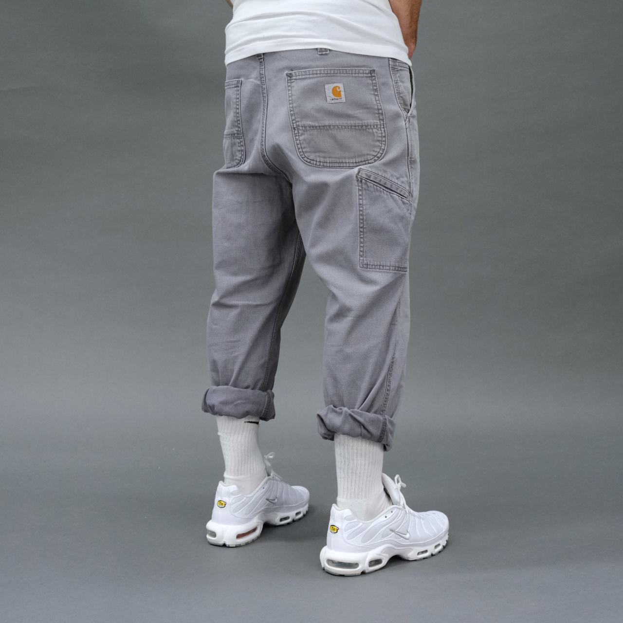 grey carhartt carpenter pants