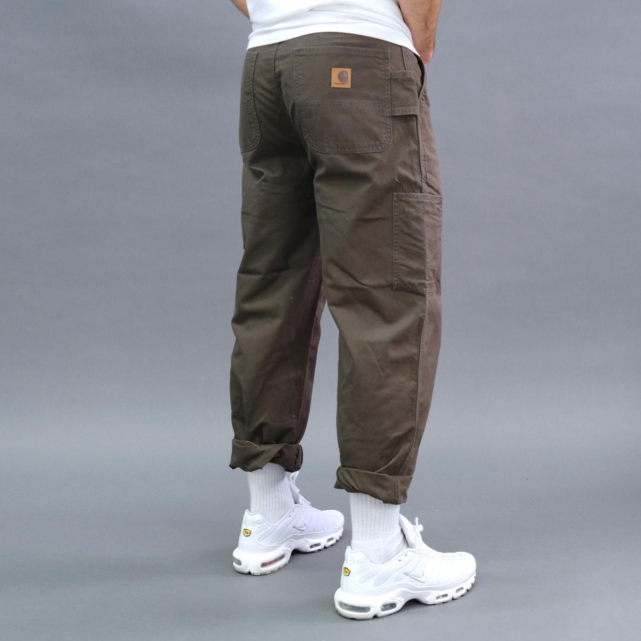 carhartt carpenter pants brown