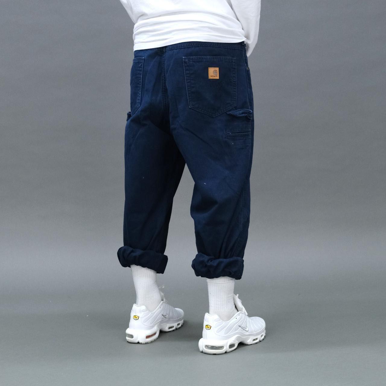 navy blue carpenter pants