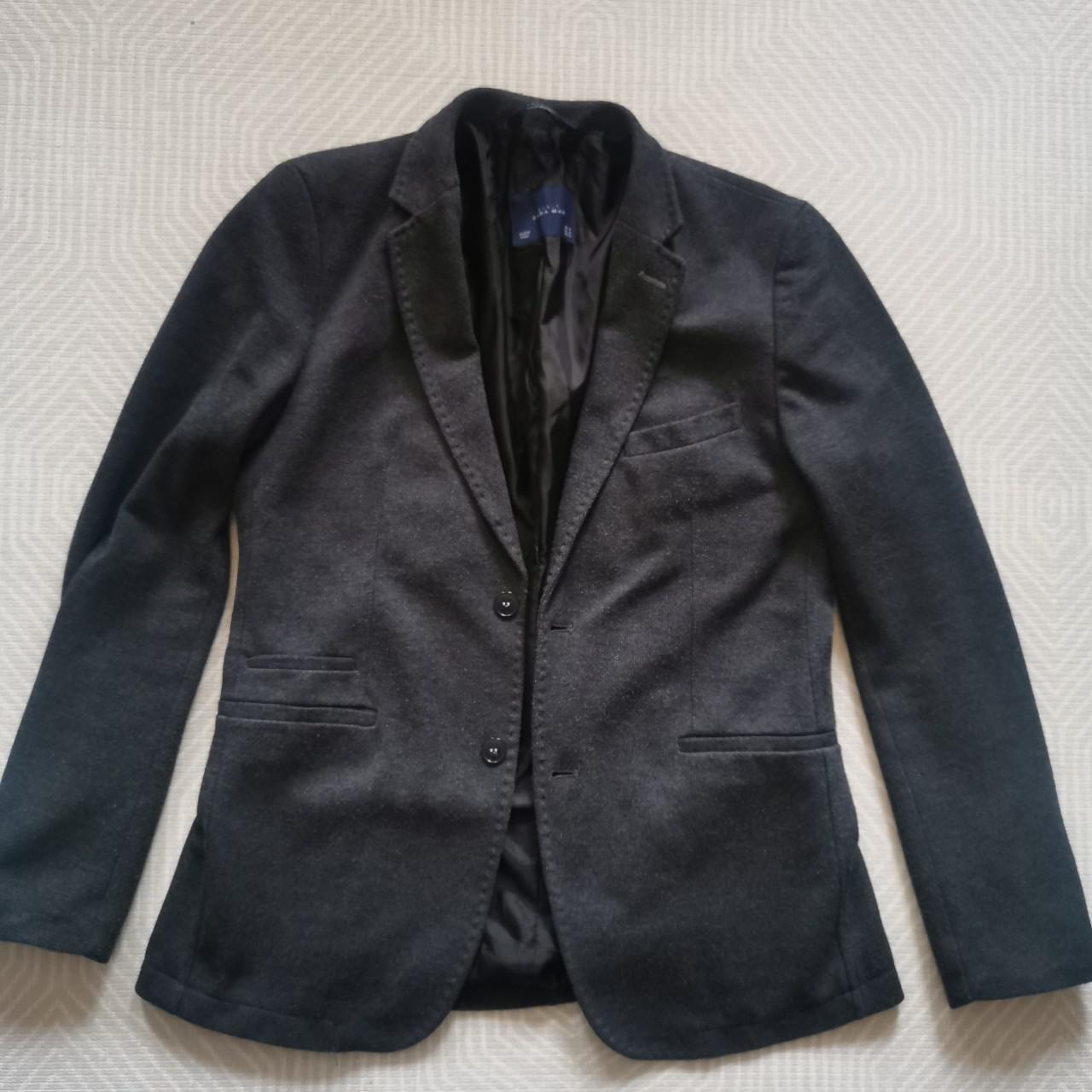 Zara Men's Grey Jacket Depop